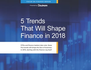 5 Trends That Will Shape Finance in 2018