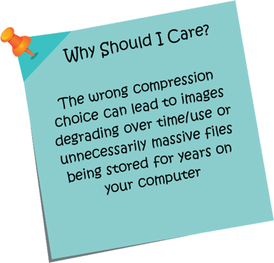 Document scanning Compression methods